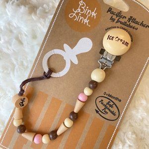 Bink Link Pacifier Attacher Ice Cream